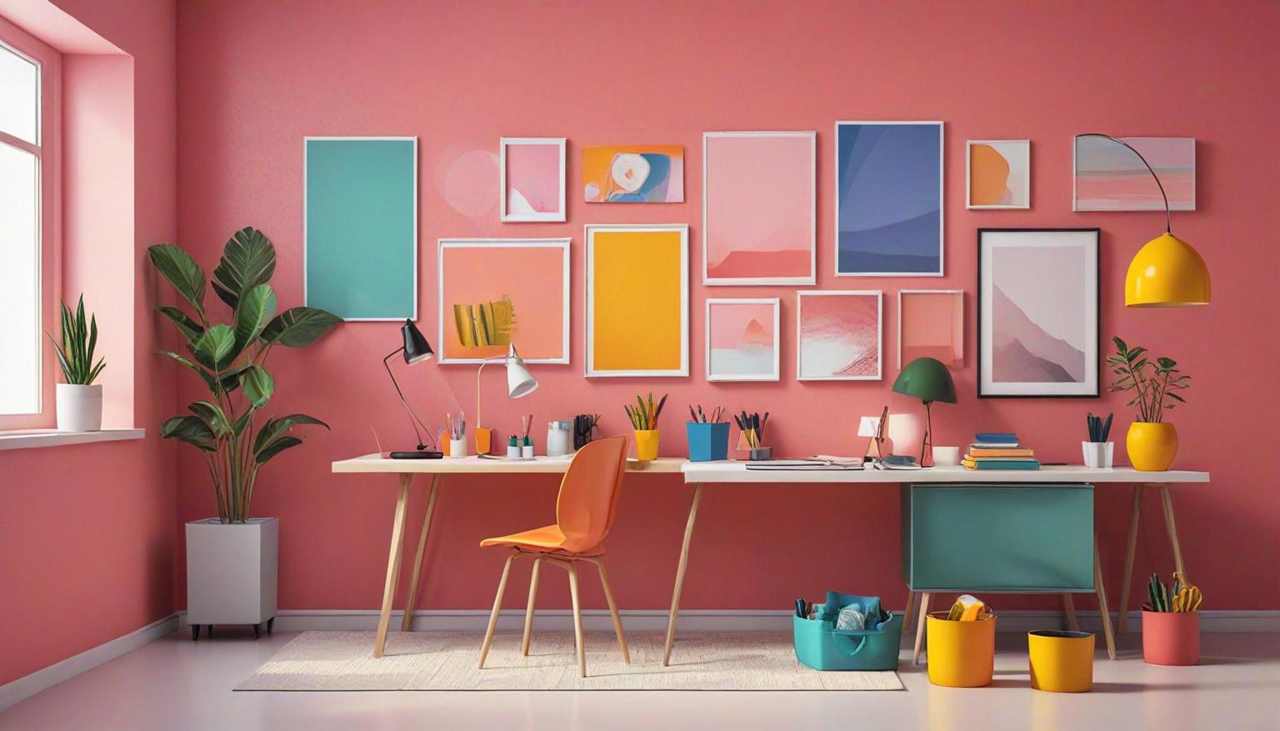 The Influence of Colors on the Organization of Minimalist Spaces