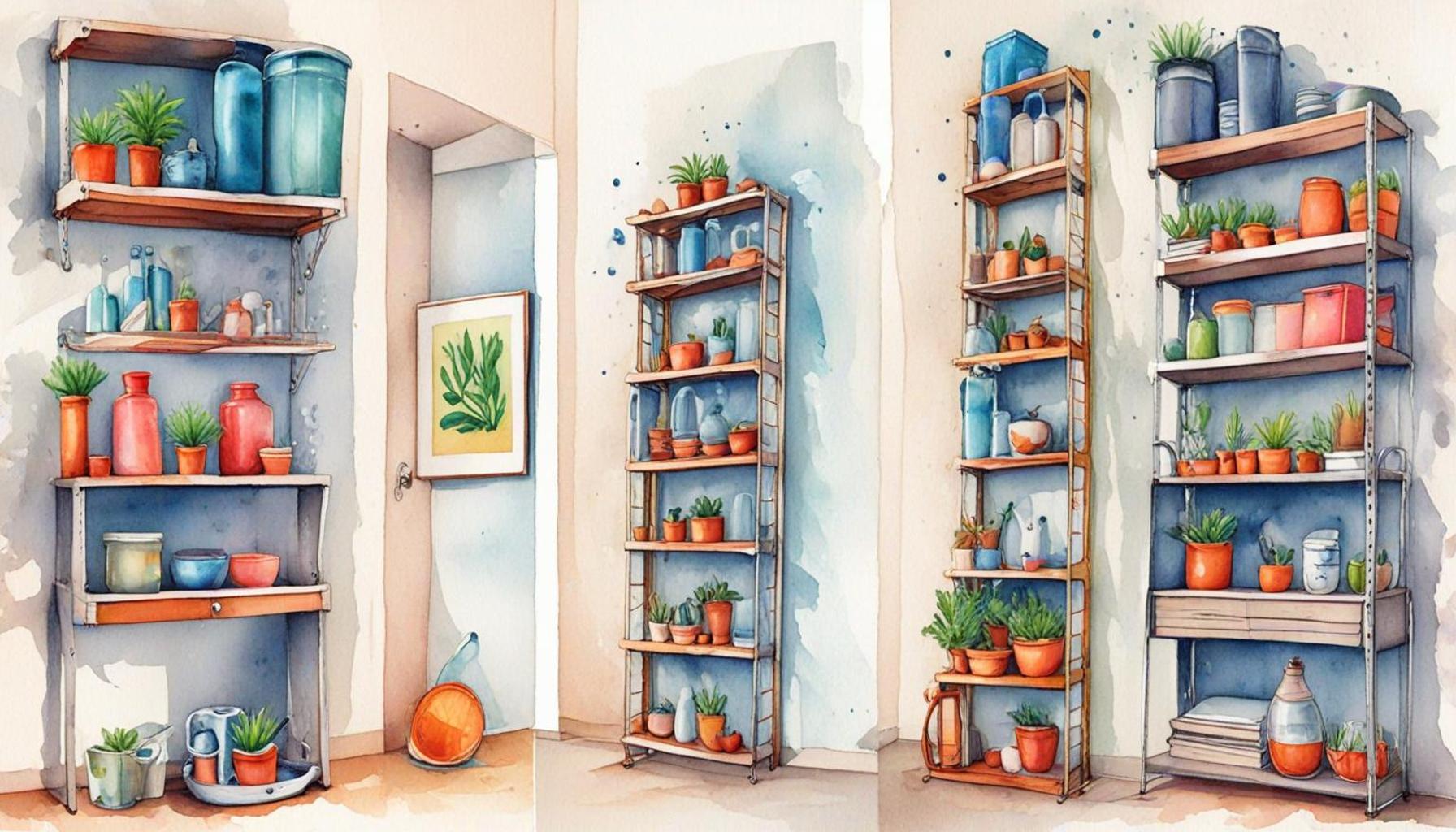 Vertical Storage Techniques: Utilizing Walls to Create Efficient Spaces