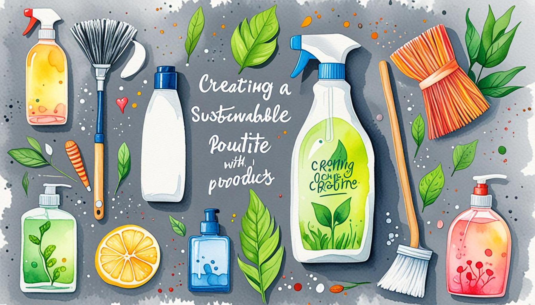 Creating a Sustainable Cleaning Routine with Eco-Friendly Products
