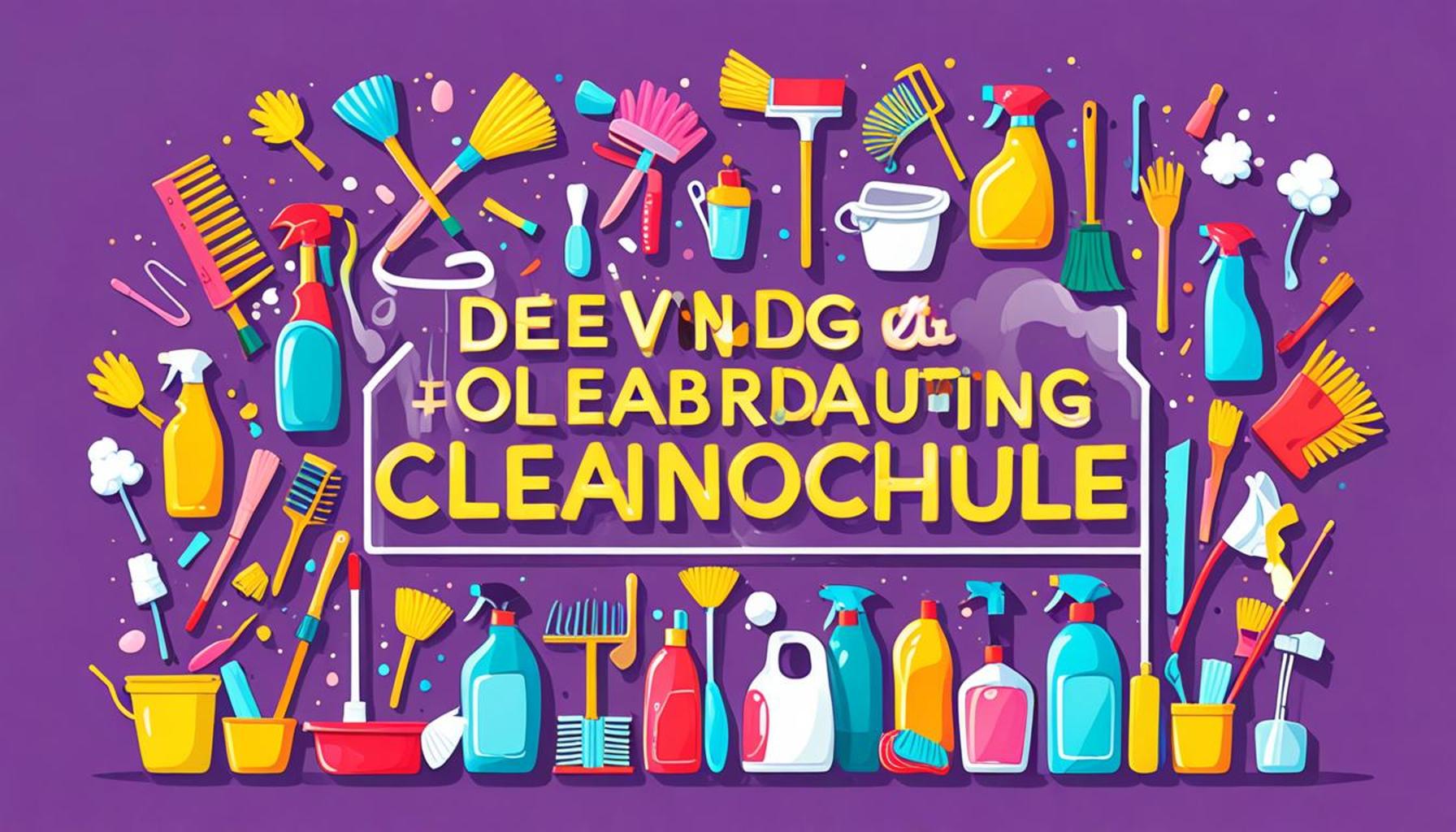 Developing a Collaborative Cleaning Schedule for Households with Multiple Members
